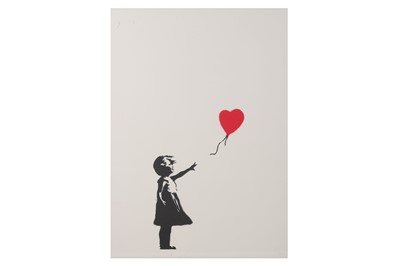 Lot 659 - Banksy (British) 'Girl with Balloon' 2004...