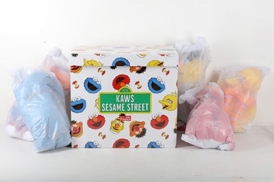 Lot 620 - Kaws x Uniqlo x Sesame Street Plush Toys...