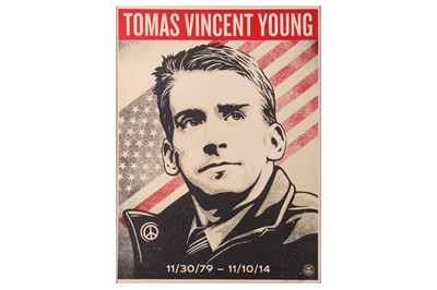 Lot 637 - Shepard Fairey (American) 'Tomas Vincent Young'...