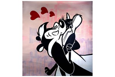 Lot 693 - Seen (American b.1961) 'Pepe Le Pew' 2016...
