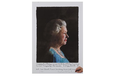 Lot 740 - Peter Blake (British) 'To Her Majesty, Queen...