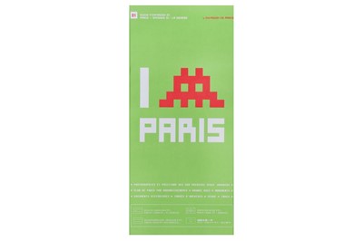 Lot 630 - Invader (French) 'L'Invasion de Paris, Paris /...