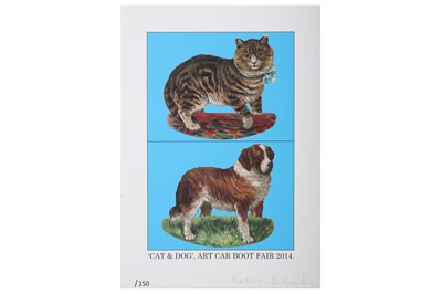 Lot 718 - Peter Blake (British) 'Cat & Dog' 2014 Edition...