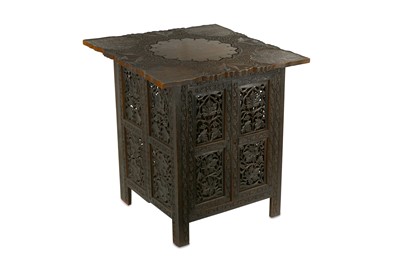 Lot 194 - A LOW KASHMIRI WOODEN OCCASIONAL TABLE ...