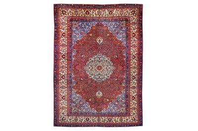 Lot 37 - A FINE ISFAHAN CARPET, CENTRAL PERSIA approx:...