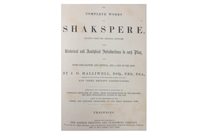 Lot 588 - Shakespeare (William) The Complete Works…, 3...