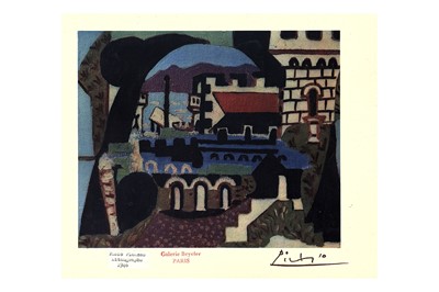 Lot 25 - Picasso (Pablo) Two colour lithographs signed '...