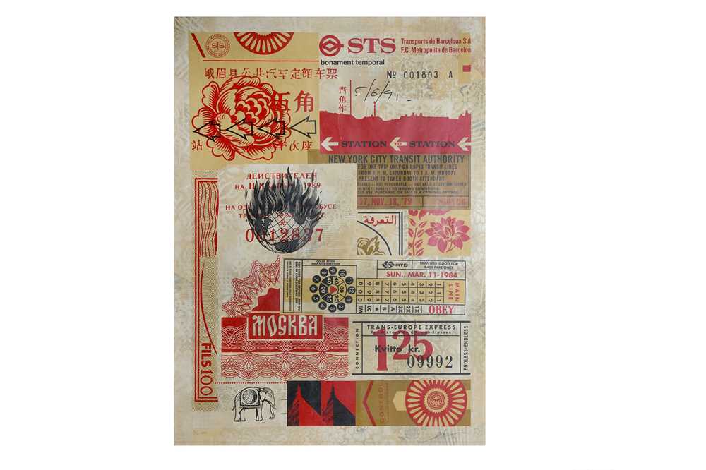 Lot 89 - Shepard Fairey (American), 'Station to Station 3'