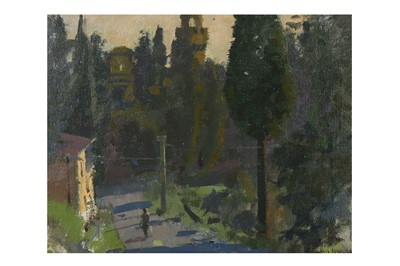 Lot 90 - KEN HOWARD, R.A. (B. 1932) Monte Gufoni signed...