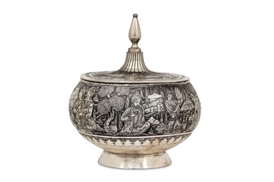 Lot 241 - A mid-20th century Iranian (Persian) silver...