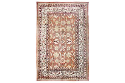 Lot 27 - A LARGE AGRA CARPET, NORTH INDIA approx:...