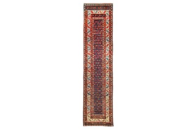 Lot 49 - AN UNUSUAL ANTIQUE NORTH-WEST PERSIAN RUNNER...