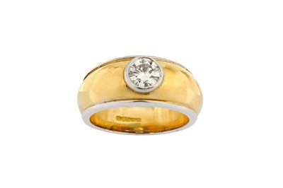 Lot 229 - A diamond single-stone ring, mounted in 18...