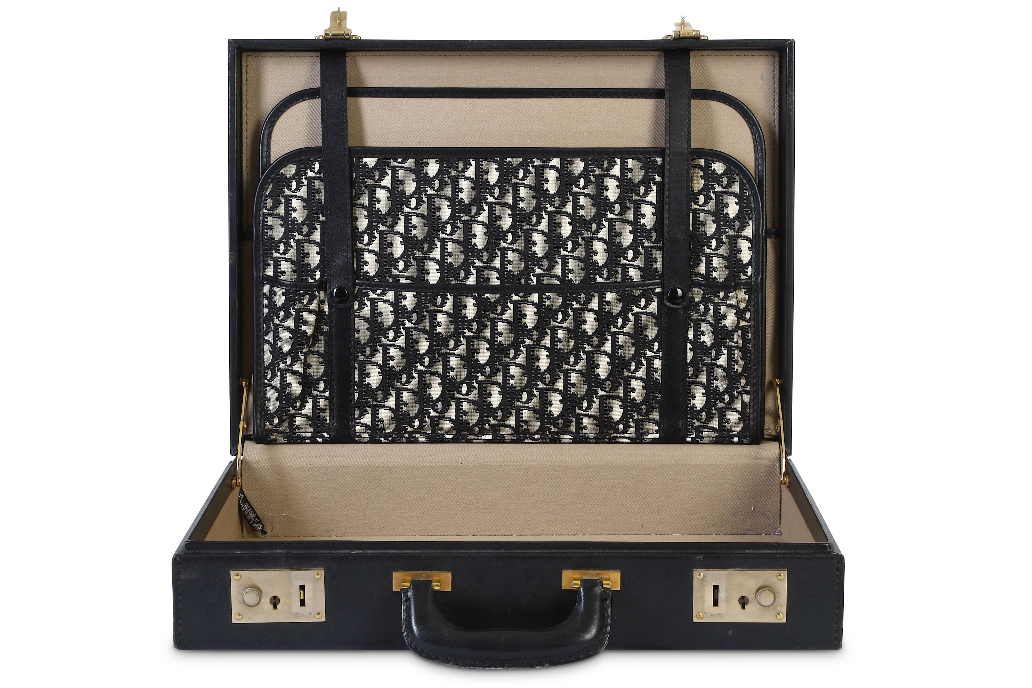 Vintage Christian Dior Monogram Slim Portfolio Case Briefcase – Recess