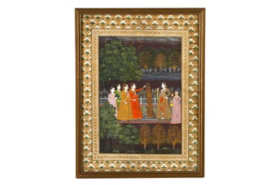 Lot 250 - COURTLY LADIES AT NIGHT WITH FIRECRACKERS ...