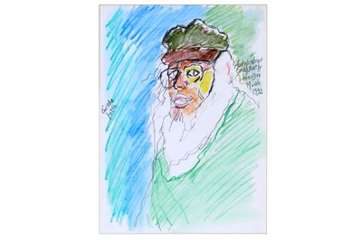 Lot 107 - JOHN BRATBY, R.A. (1928-1992)  Self-portrait...