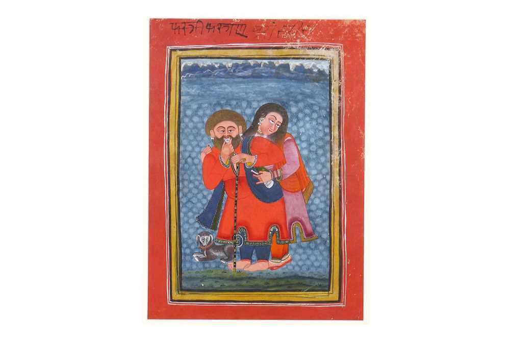 Lot 262 - AN INEBRIATED FARANGI COUPLE Bundi, North...