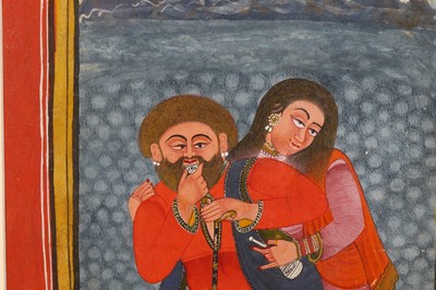 Lot 262 - AN INEBRIATED FARANGI COUPLE Bundi, North...