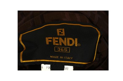 Lot 87 - Fendi Reversible Zucca Rain Coat, in shades of...