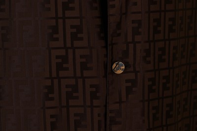 Lot 87 - Fendi Reversible Zucca Rain Coat, in shades of...