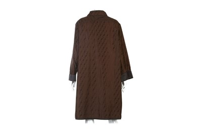 Lot 87 - Fendi Reversible Zucca Rain Coat, in shades of...