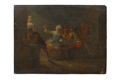 Lot 75 - CIRCLE OF DAVID TENIERS Merry makers in a...