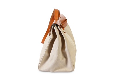 Lot 77 - Hermès Toile Herbag 50, c. 1998, beige coated...