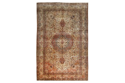 Lot 36 - A VERY FINE KEYSERI SILK CARPET, TURKEY approx:...