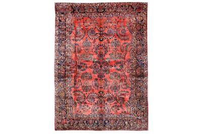 Lot 21 - A FINE SAROUK CARPET, WEST PERSIA approx: 13ft....