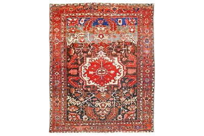 Lot 45 - AN ANTIQUIE HERIZ CARPET, NORTH-WEST PERSIA...