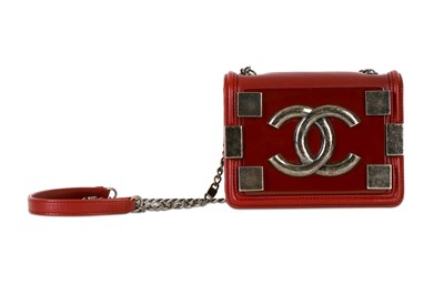 Lot 1 - Chanel Burgundy Boy Brick Flap Bag, c. 2013-14,...