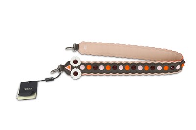 Lot 8 - Fendi Studded Leather Shoulder Strap, c. 2017,...