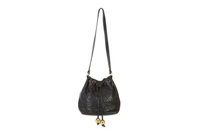 Lot 41 - Chanel Black Quilted Bucket Bag, 1990s,...