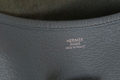Lot 14 - Hermes Blue Saint Cyr Evelyne III GM, c. 2009,...