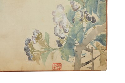 Lot 309 - AN ALBUM OF NINE CHINESE PAINTING LEAVES. Qing...