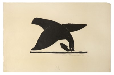 Lot 19 - LEON UNDERWOOD (1890-1975) Bird and a fish...