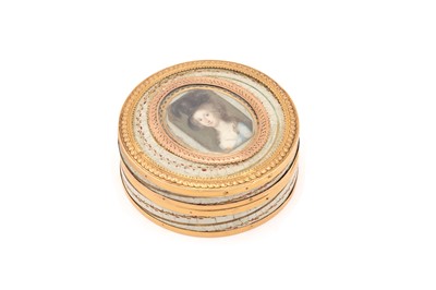 Lot 172 - A Louis XVI French gold mounted lacquer and...