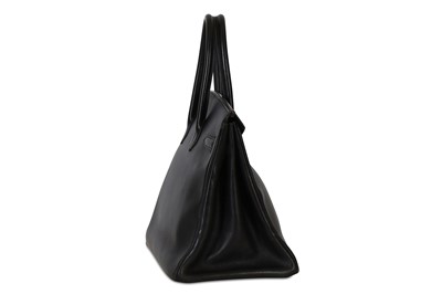 Lot 39 - Hermes Black Swift Birkin 35, c. 1998, gilt...