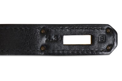 Lot 39 - Hermes Black Swift Birkin 35, c. 1998, gilt...