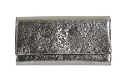 Lot 34 - Yves Saint Laurent Silver Metallic Sac de Jour...