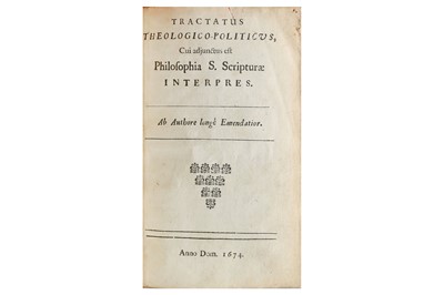 Lot 312 - [Spinoza (Baruch, later Benedictus de)]...