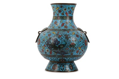 Lot 863 - A CHINESE CLOISONNÉ VASE, HU. Ming Dynasty....