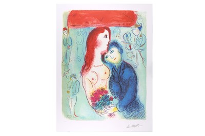 Lot 364 - Chagall (Marc, after) Two lithographic prints,...