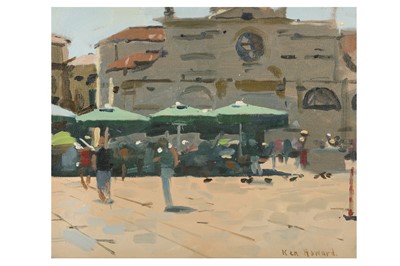 Lot 89 - KEN HOWARD, R.A. (B.1932) Campo S. Maria...