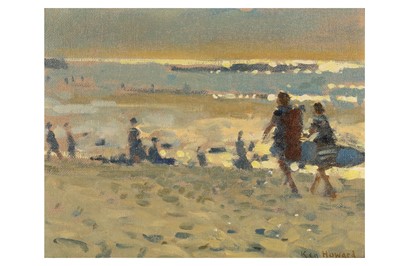 Lot 95 - KEN HOWARD, R.A. (B.1932) Going home; Sennen...