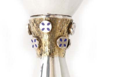 Lot 287 - An Elizabeth II sterling silver chalice,...