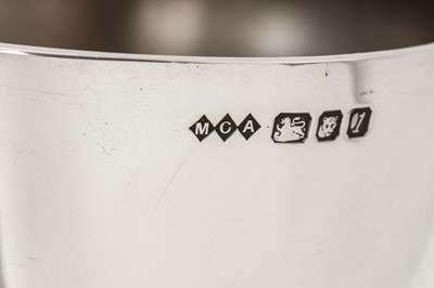 Lot 287 - An Elizabeth II sterling silver chalice,...