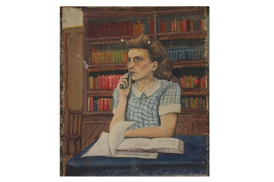 Lot 759 - BRITISH SCHOOL CIRCA 1940'S Portrait of a lady...