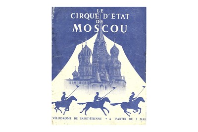 Lot 140 - Moscow Circus.- Original souvenir programme of...