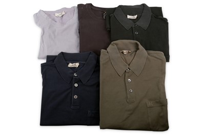 Lot 109 - Four Hermes Men's Tops, to include three polo...